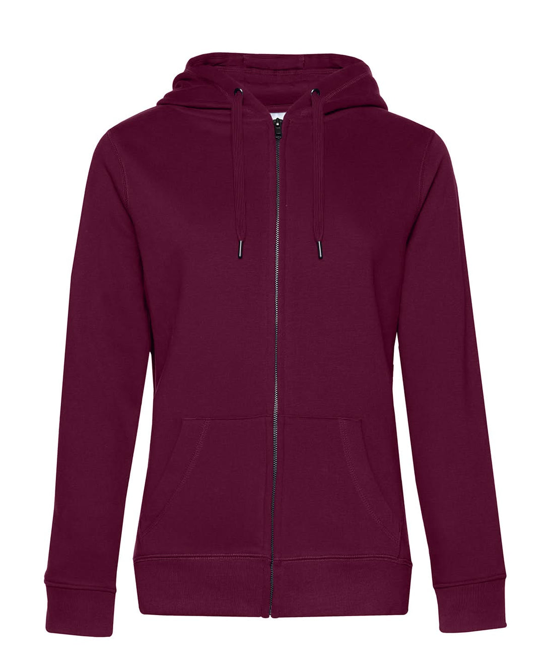B&amp;C Collection Queen zipped hooded B012F - Dark Cherry - Customisable Hoodies
