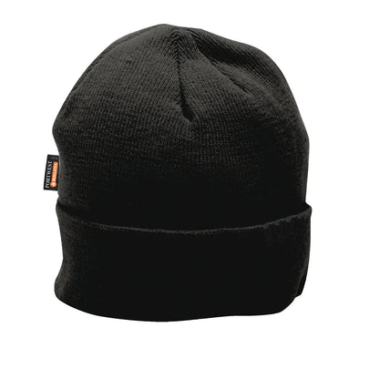 Insulated Knit Beanie B013 - Black O S - Customisable All Weather Accessories
