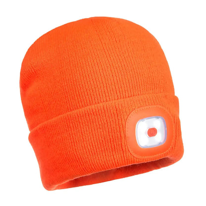 Rechargeable Led Beanie B029 - Orange - Customisable Lighting