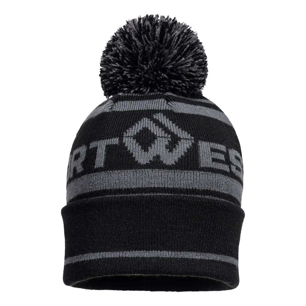 Bobble Hat B036 - Metal Grey One Size - Customisable All Weather Accessories