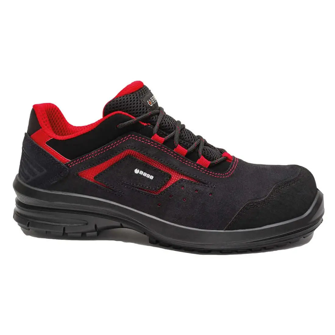 Eris Shoe S1 Pl Fo Sr - Black Red - Customisable Base