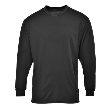 Portwest Thermal Baselayer Top B133 - Black - Customisable Baselayer