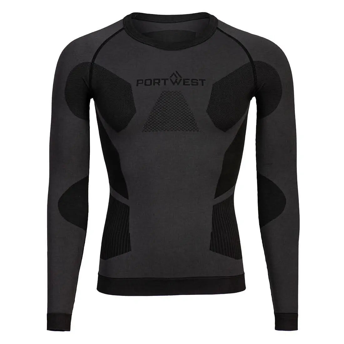 Dynamic Air Baselayer Top B173 - Charcoal - Customisable Base Layers