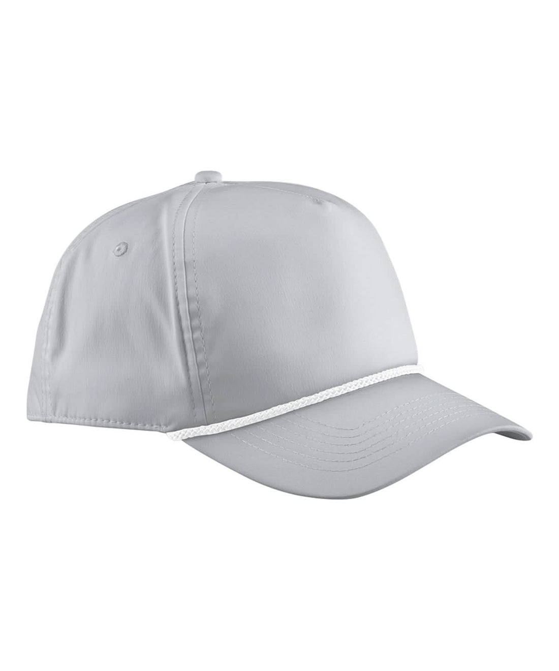 Beechfield Rope detail golf cap B194R - Light Grey White One size - Customisable Caps