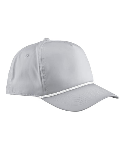 Beechfield Rope detail golf cap B194R - Light Grey White One size - Customisable Caps