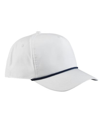 Beechfield Rope detail golf cap B194R - White Navy One size - Customisable Caps