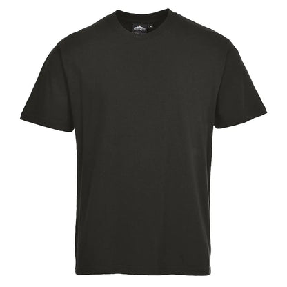 Turin Cotton T Shirt S/S B195 - Black - Customisable T-Shirt