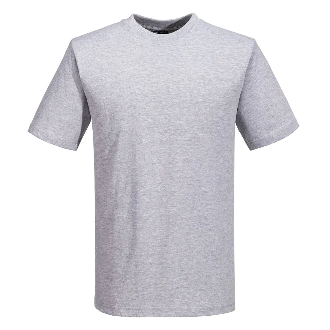 Turin Cotton T Shirt S/S B195 - Heather Grey - Customisable T-Shirt