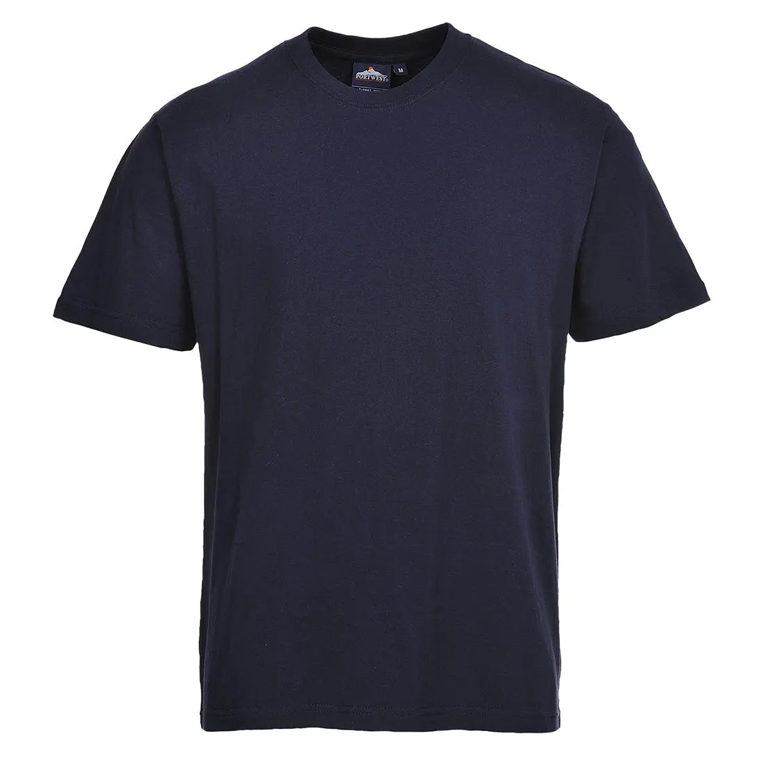 Turin Cotton T Shirt S/S B195 - Navy - Customisable T-Shirt