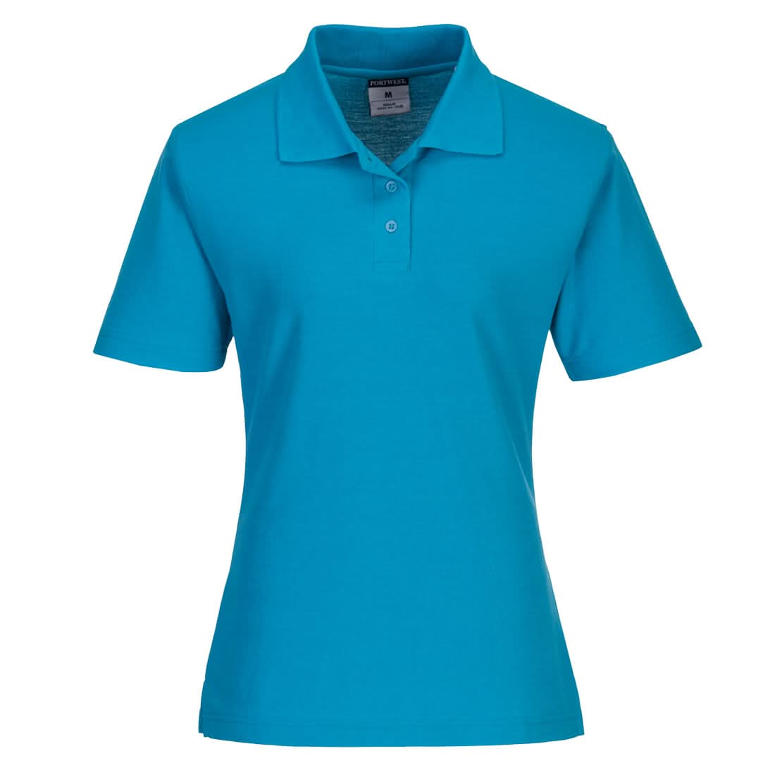 Portwest Naples WomenS Polo Shirt SS B209 - Aqua - Customisable Polos