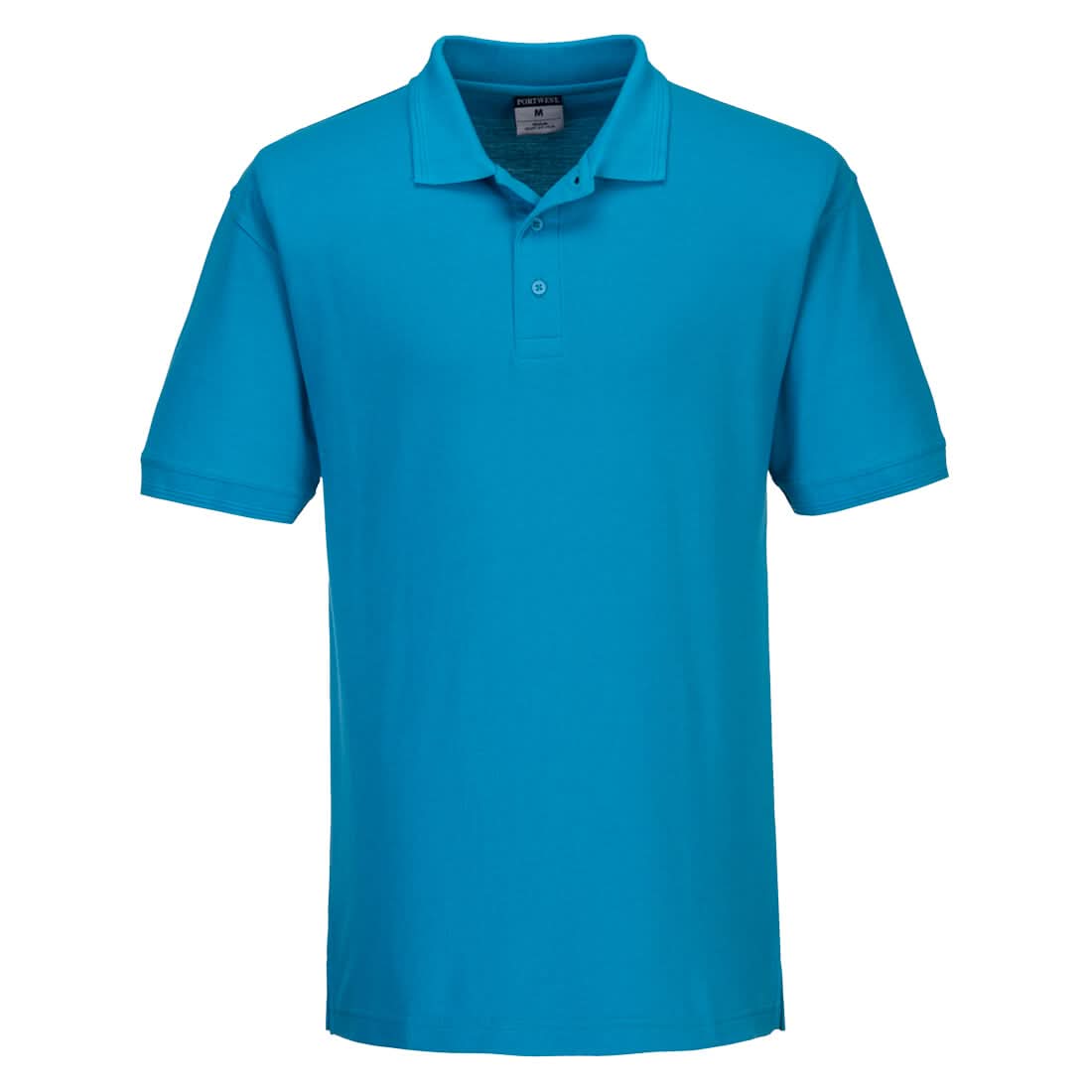 Portwest Naples Polo Shirt SS B210 - Aqua - Customisable Polos