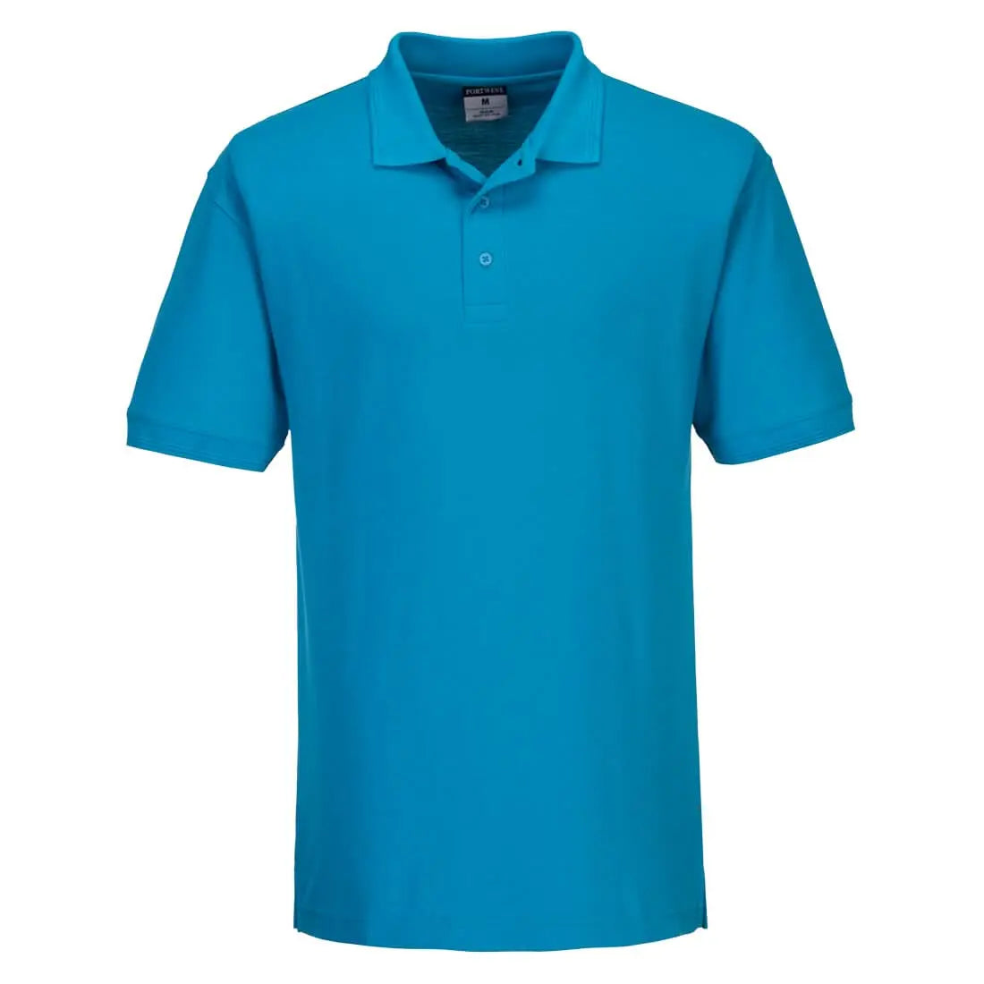 Naples Polo Shirt S/S B210 - Aqua - Customisable Polo Shirts