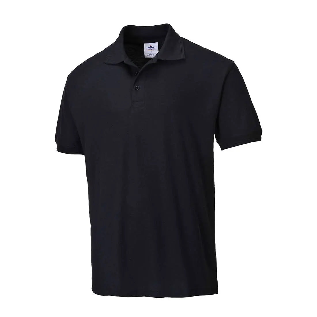 Naples Polo Shirt S/S B210 - Black - Customisable Polo Shirts