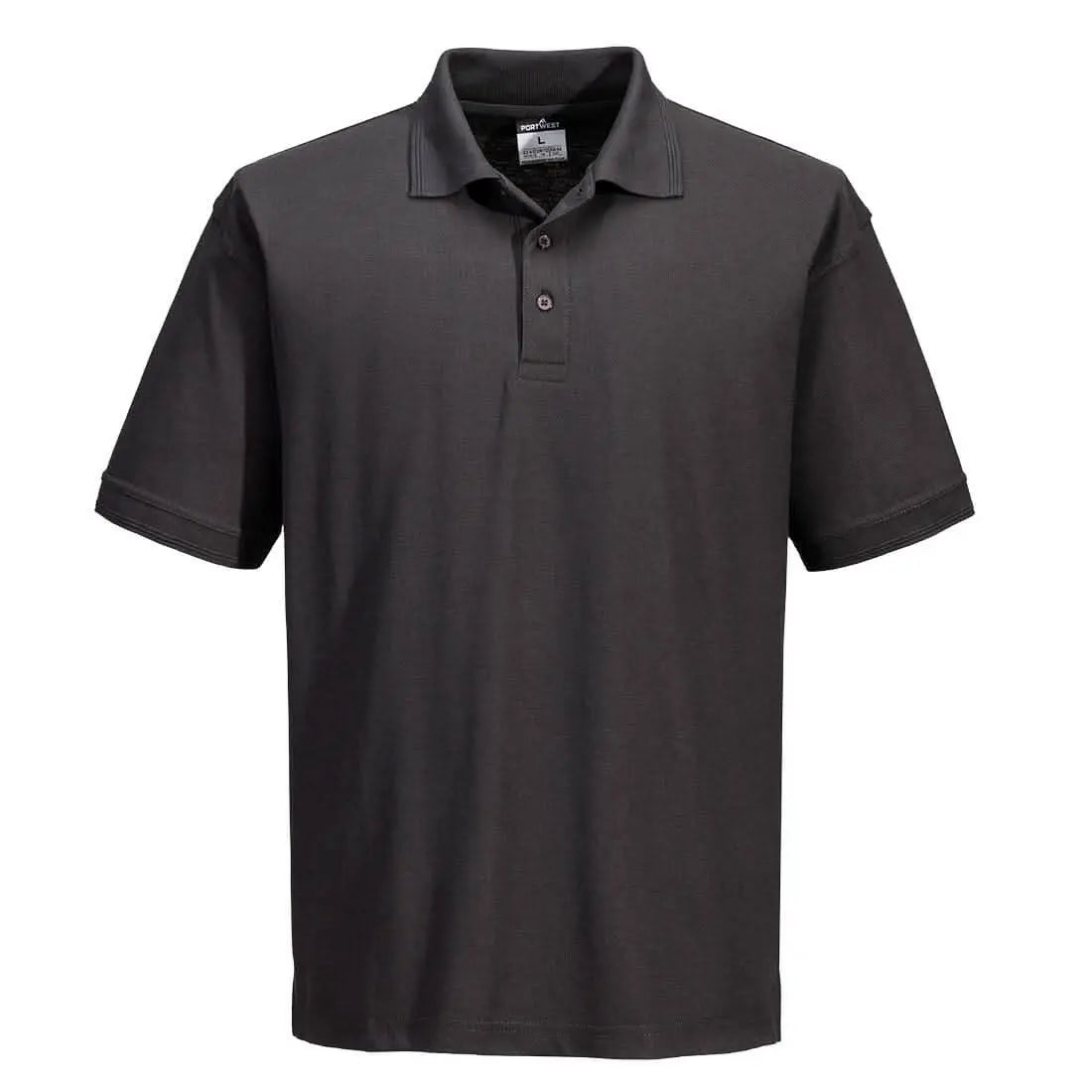 Naples Polo Shirt S/S B210 - Metal Grey - Customisable Polo Shirts