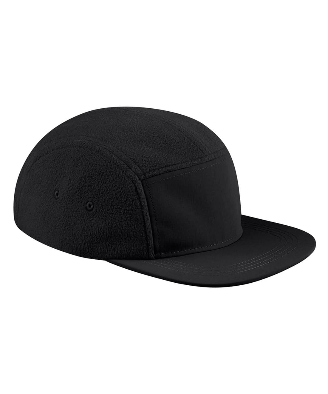 Beechfield Recycled fleece outdoor camper cap B220R - Black One size - Customisable Caps