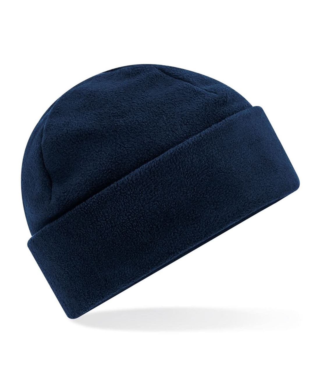 Beechfield Recycled fleece cuffed beanie B243R - French Navy One size - Customisable Beanies