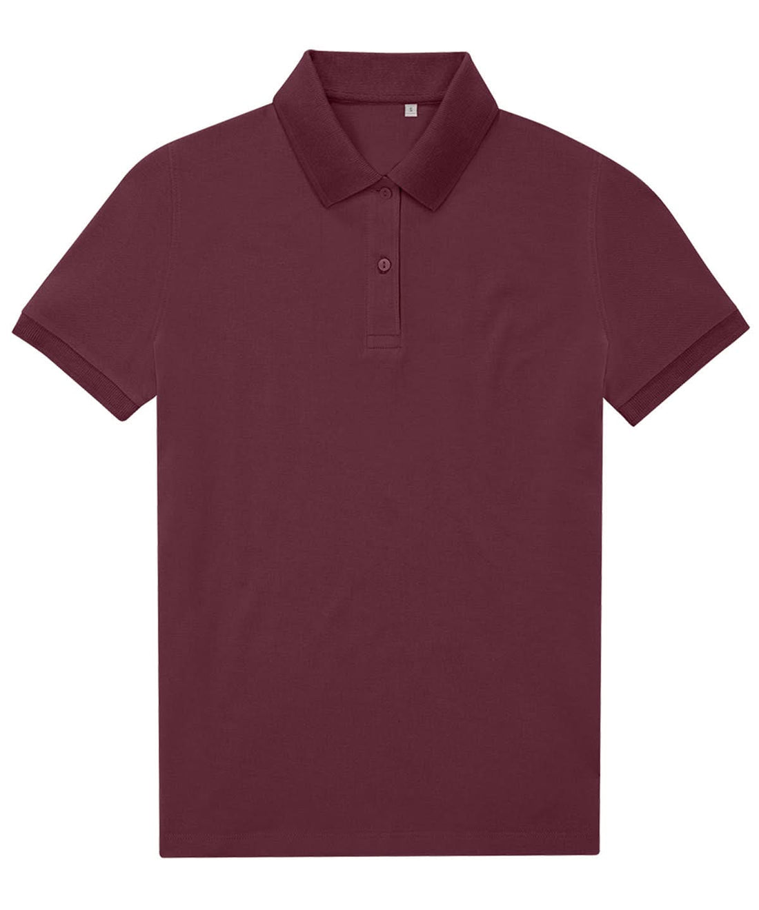 B&amp;C Collection My Eco Polo 6535 Women Burgundy B265F - Burgundy - Customisable Polos