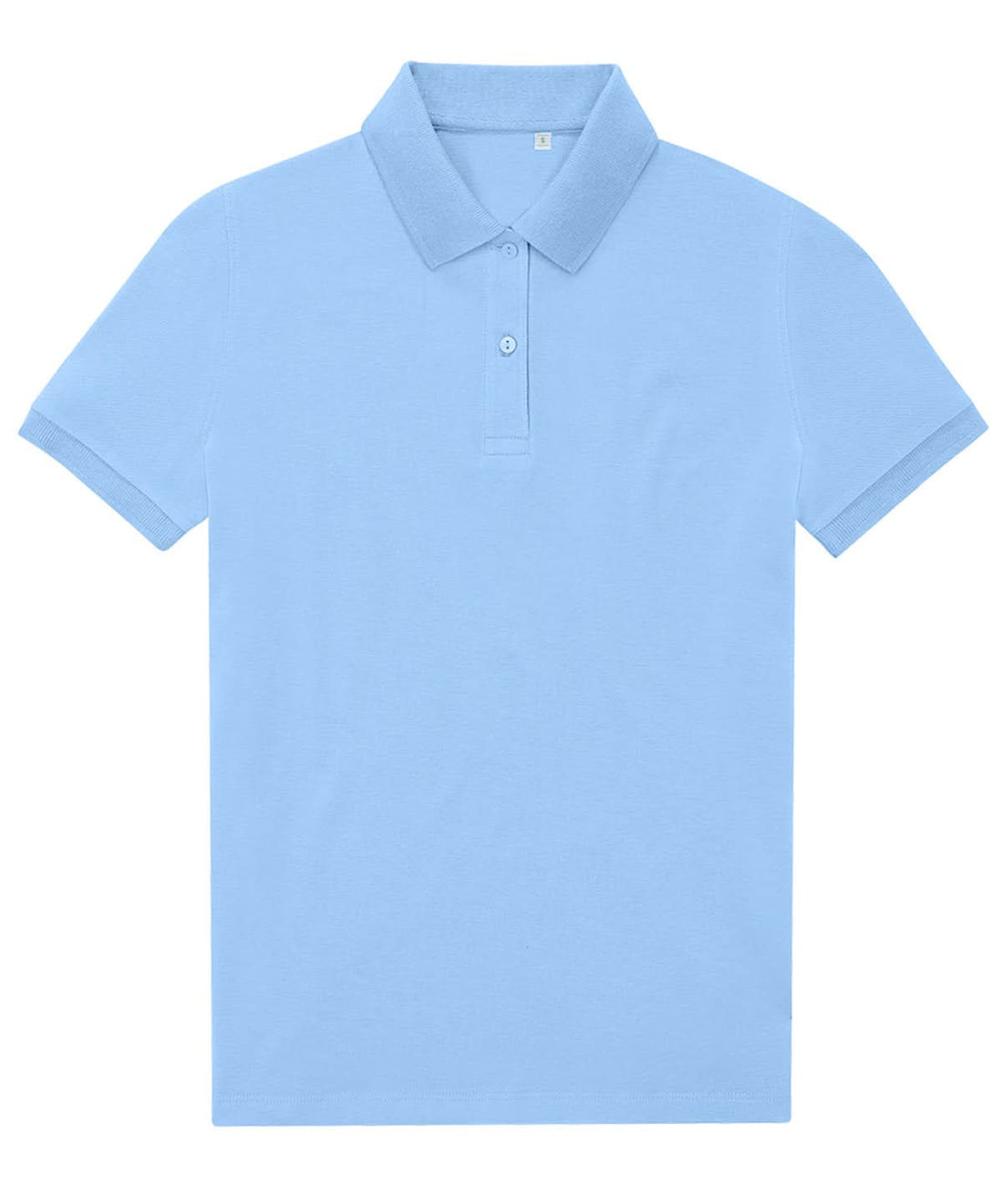 B&amp;C Collection My Eco Polo 6535 Women Lotus Blue B265F - Lotus Blue - Customisable Polos
