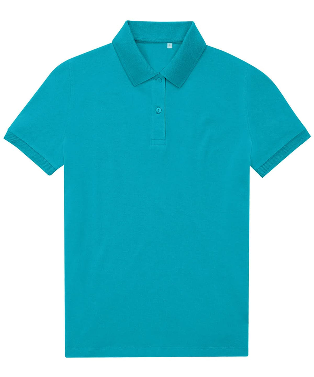 B&amp;C Collection My Eco Polo 6535 Women Pop Turquoise B265F - Pop Turquoise - Customisable Polos