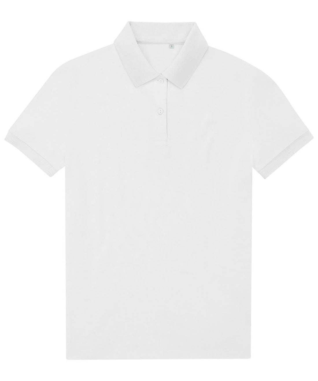 B&amp;C Collection My Eco Polo 6535 Women White B265F - White - Customisable Polos