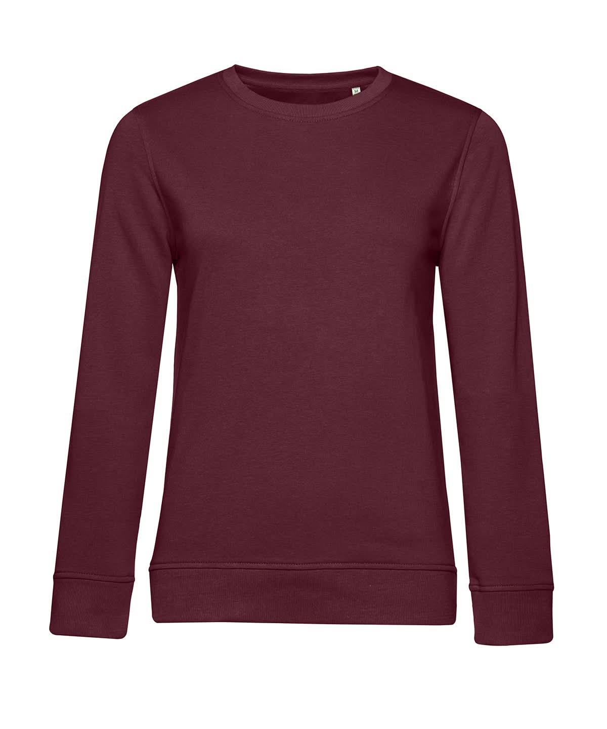 B&amp;C Collection Inspire crew neck women B266F - Burgundy - Customisable Sweatshirts