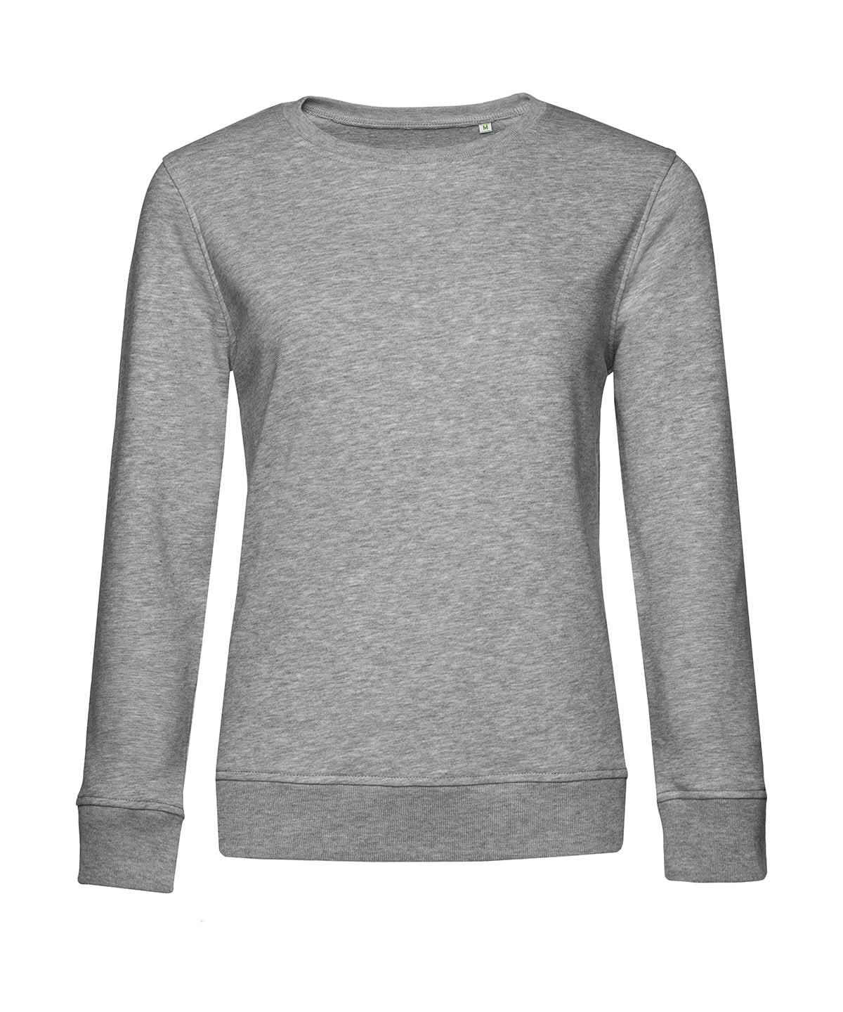 B&amp;C Collection Inspire crew neck women B266F - Heather Grey - Customisable Sweatshirts