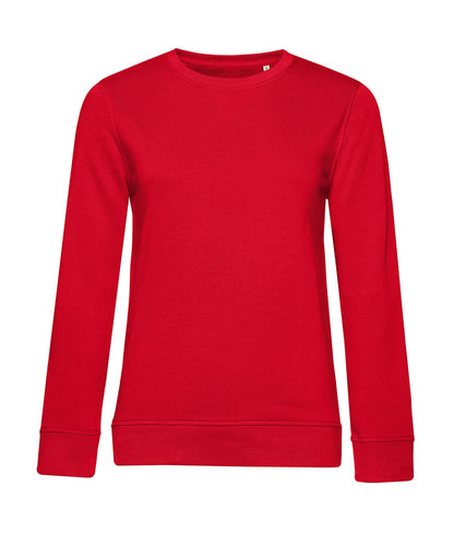 B&amp;C Collection Inspire crew neck women B266F - Red - Customisable Sweatshirts