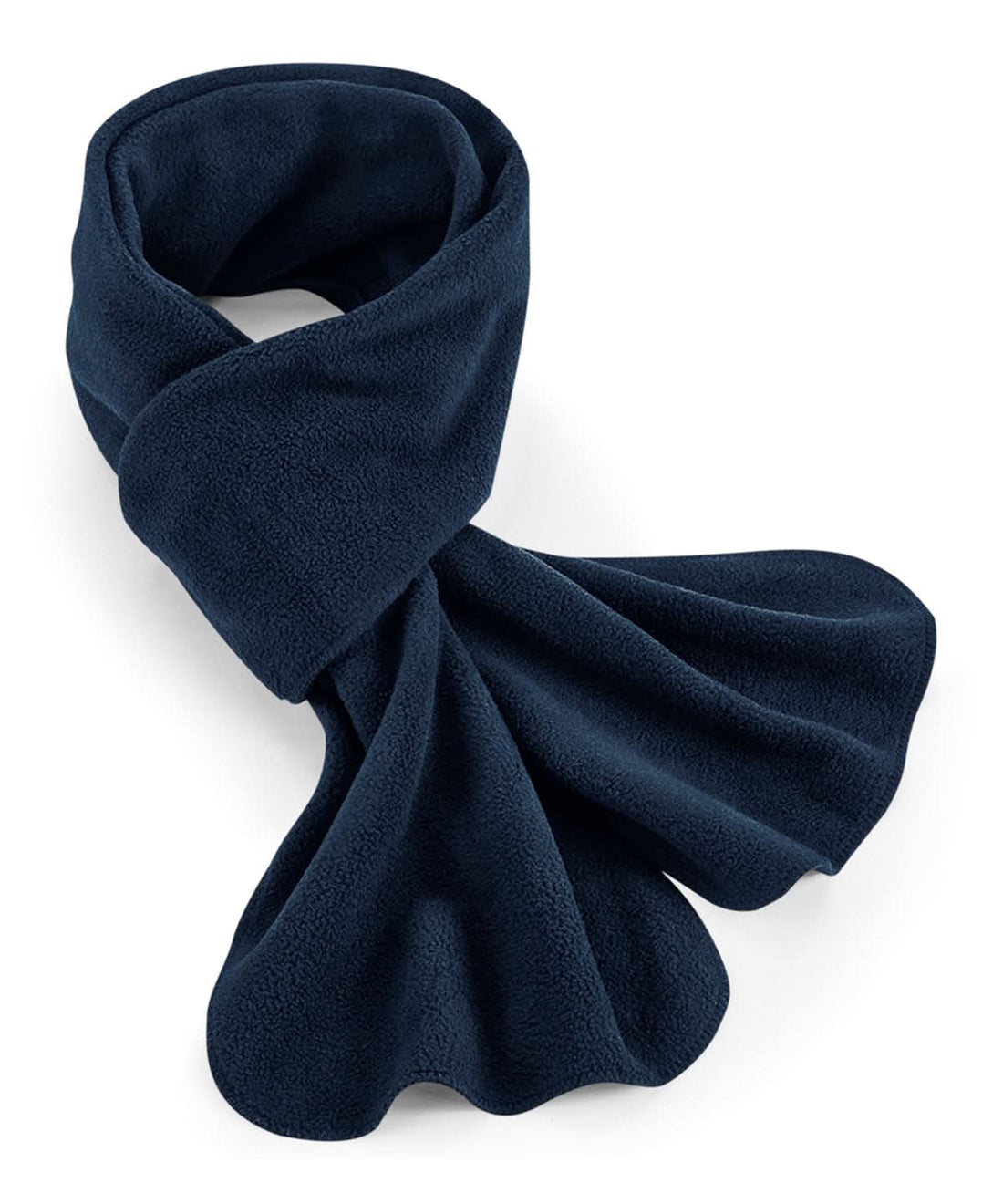 Beechfield Recycled fleece scarf B293R - French Navy One size - Customisable Scarves
