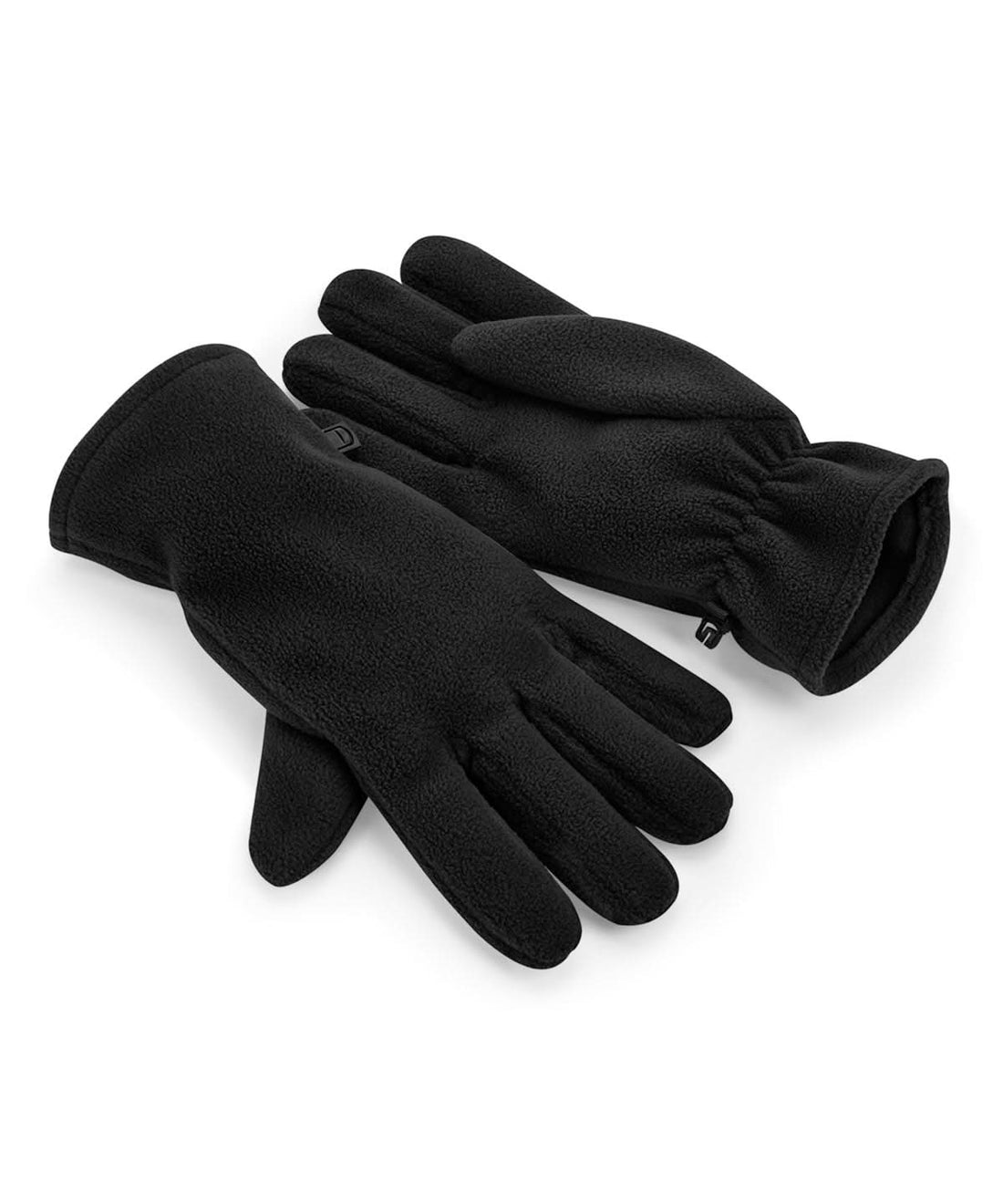 Beechfield Recycled fleece gloves B298R - Black - Customisable Gloves