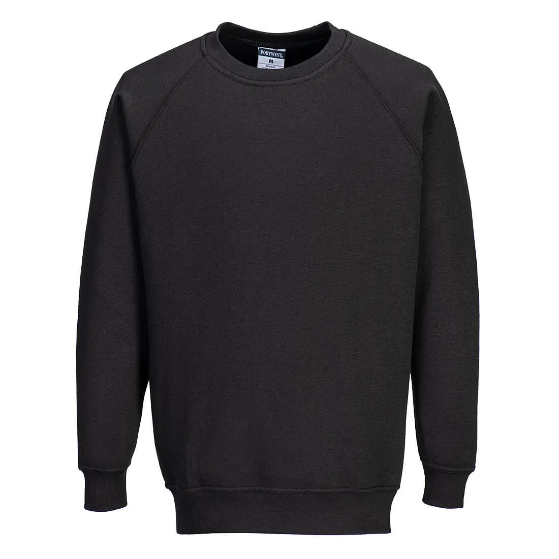 Roma Sweatshirt B300 - Black - Customisable Sweatshirts