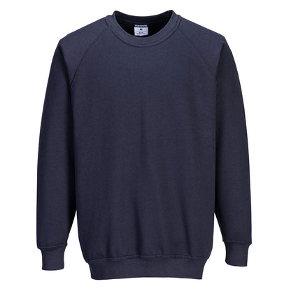 Portwest Roma Sweatshirt b300 - Dark Navy - Customisable Sweatshirts