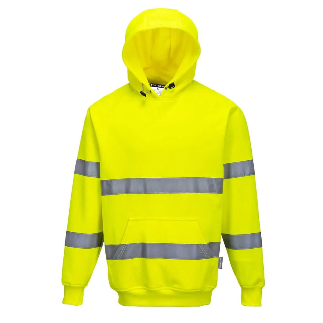 Hi Vis Hoodie B304 - Yellow - Customisable Hoodies