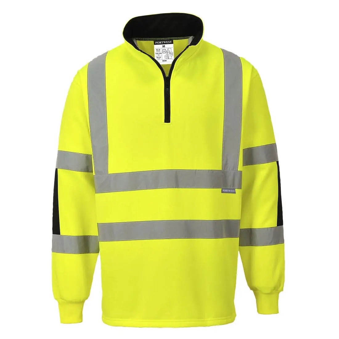 Xenon Hi Vis Rugby Shirt B308 - Yellow - Customisable Sweatshirts