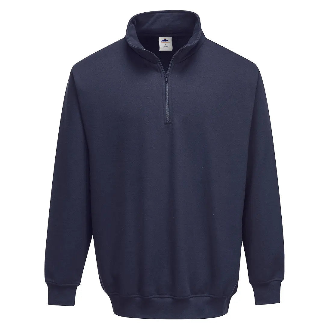 Sorrento 1/4 Zip Neck Sweatshirt B309 - Navy - Customisable Sweatshirts