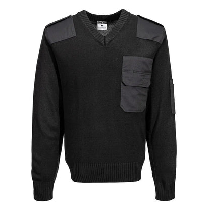 Nato Sweater B310 - Black S - Customisable Sweatshirts