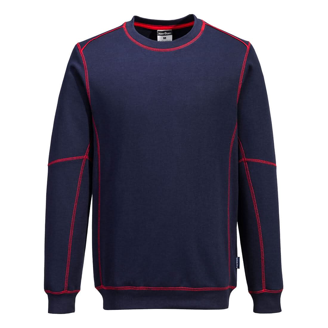 Portwest Essential Two Tone Sweatshirt B318 - Navy Red XXXL - Customisable Sweatshirts