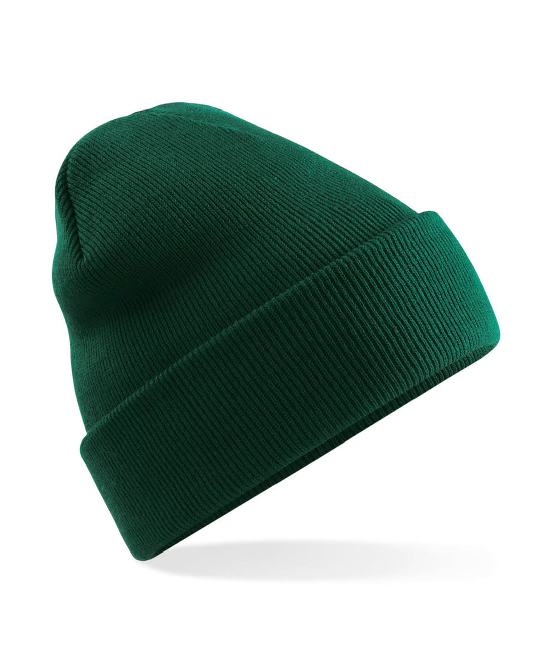 Beechfield Polylana original cuffed beanie B375R - Bottle Green One size - Customisable Beanies