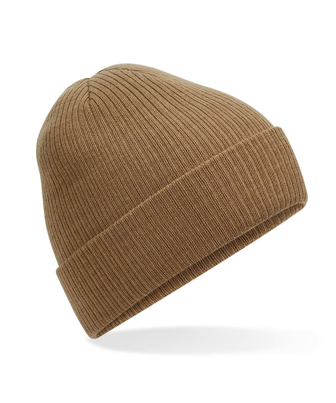 Beechfield Polylana ribbed beanie B376R - Biscuit One size - Customisable Beanies