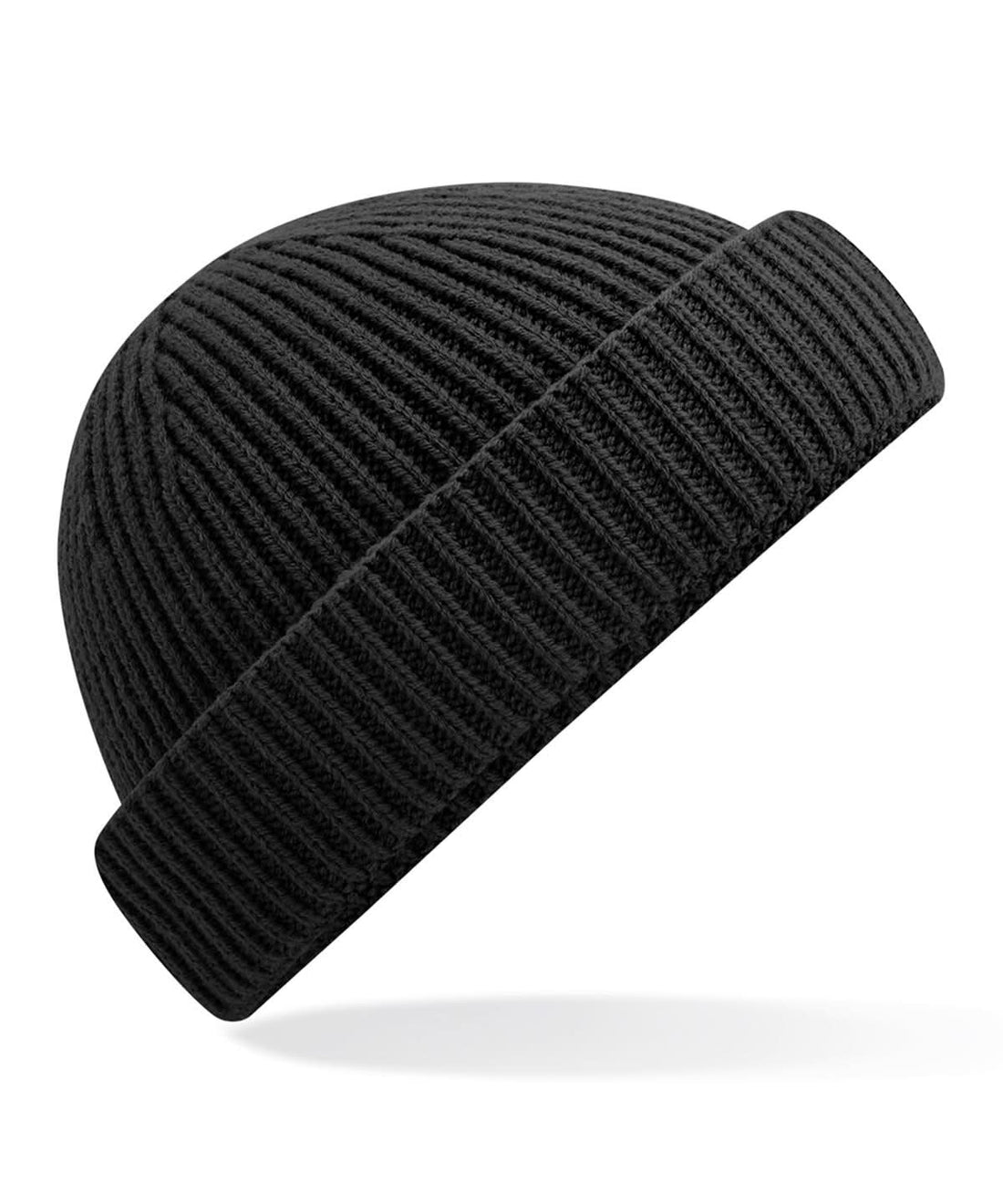 Beechfield Harbour beanie B383R - Black One size - Customisable Beanies