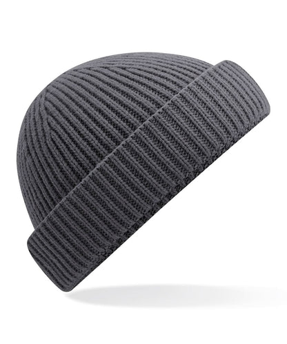 Beechfield Harbour beanie B383R - Graphite Grey One size - Customisable Beanies