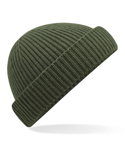 Beechfield Harbour beanie B383R - Olive Green One size - Customisable Beanies
