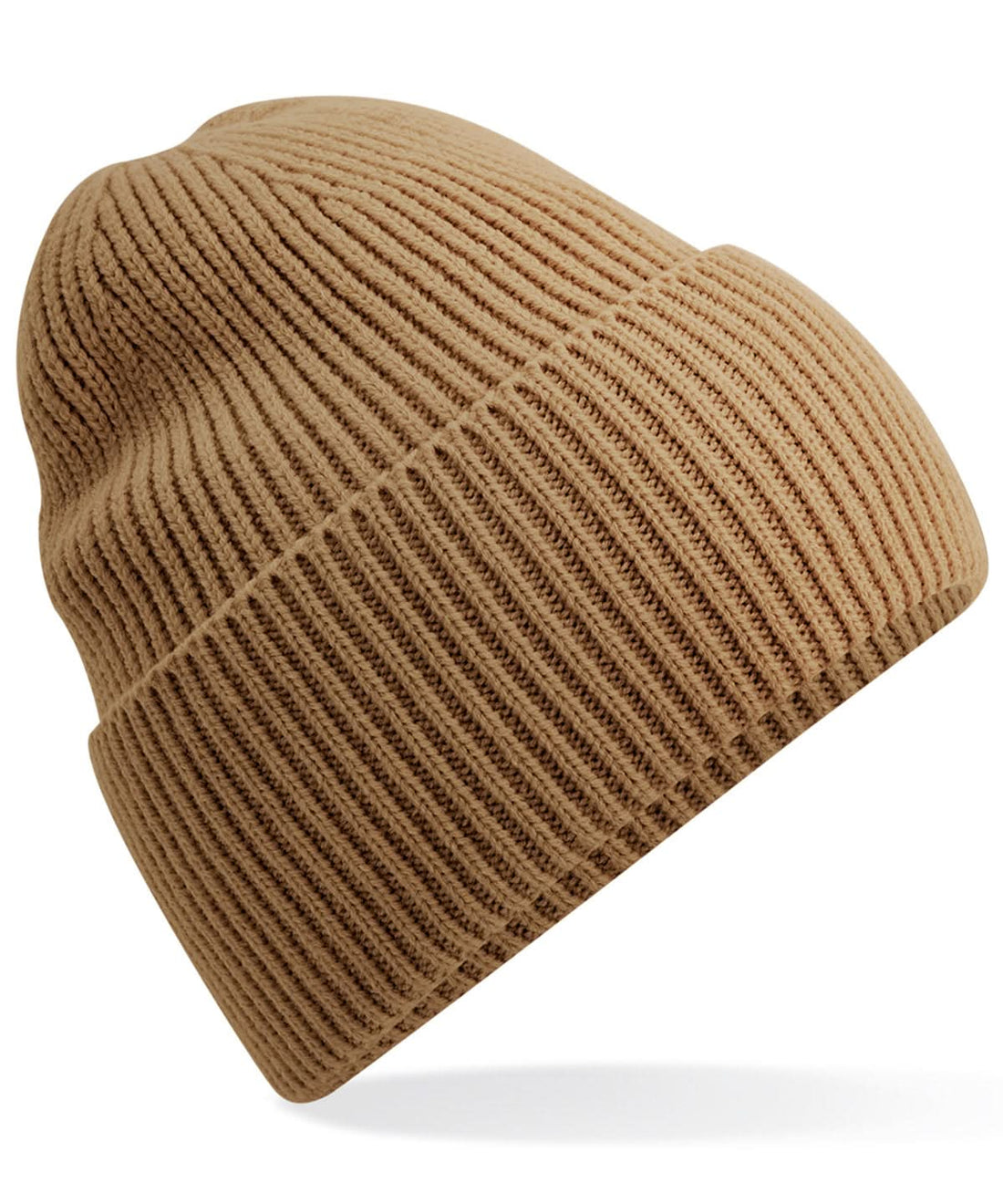 Beechfield Oversized cuffed beanie B384R - Biscuit One size - Customisable Beanies