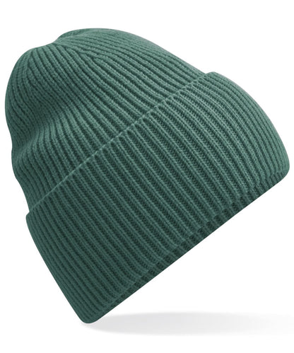 Beechfield Oversized cuffed beanie B384R - Marine Green One size - Customisable Beanies