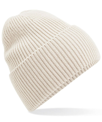 Beechfield Oversized cuffed beanie B384R - Oatmeal One size - Customisable Beanies