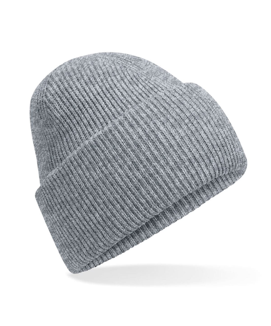 Beechfield Classic engineered deep cuffed beanie B385R - Ash One size - Customisable Beanies