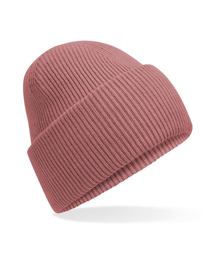 Beechfield Classic engineered deep cuffed beanie B385R - Rose One size - Customisable Beanies
