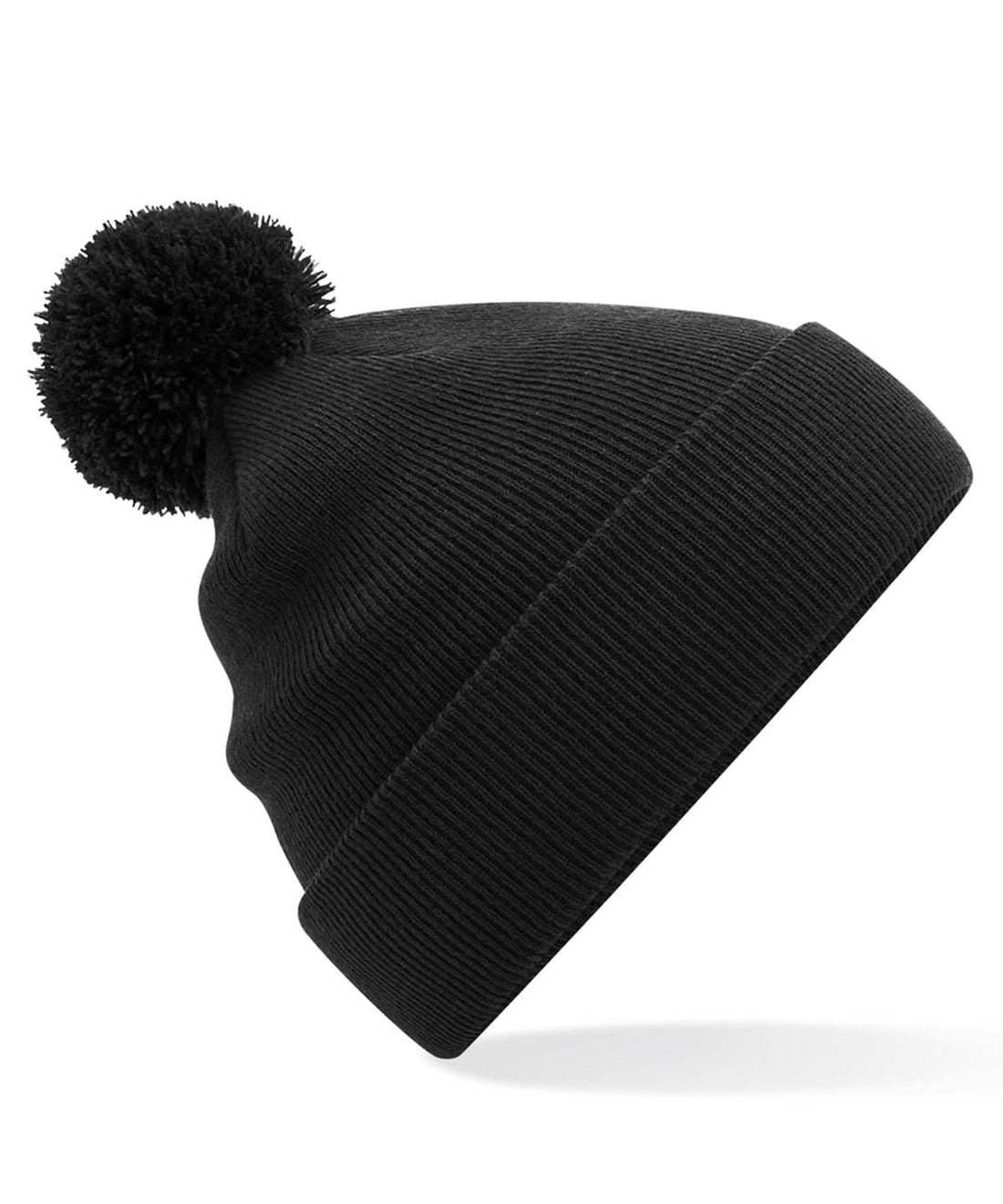 Beechfield Junior original pom pom beanie B426B - Black One size - Customisable Beanies