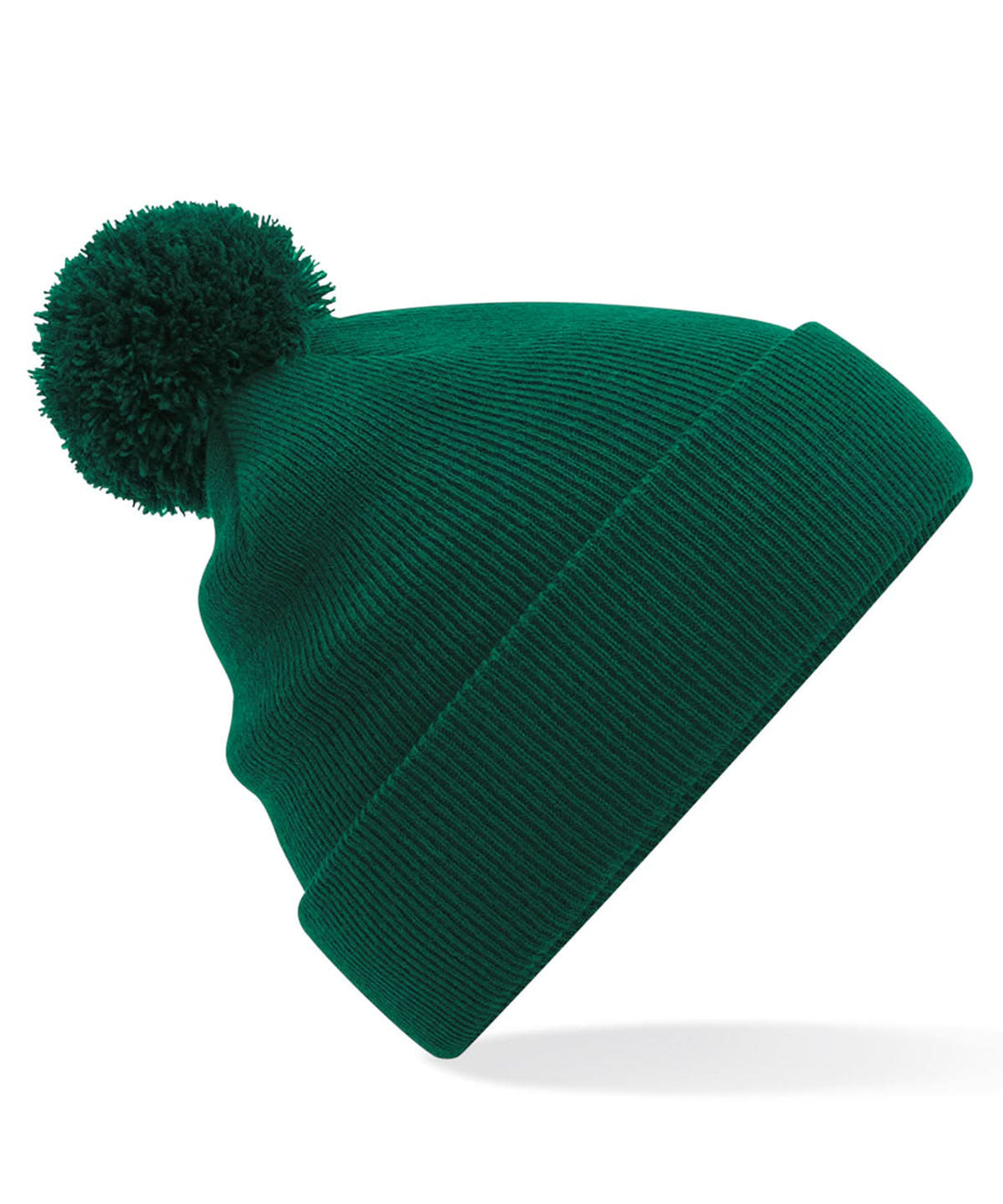 Beechfield Junior original pom pom beanie B426B - Bottle Green One size - Customisable Beanies