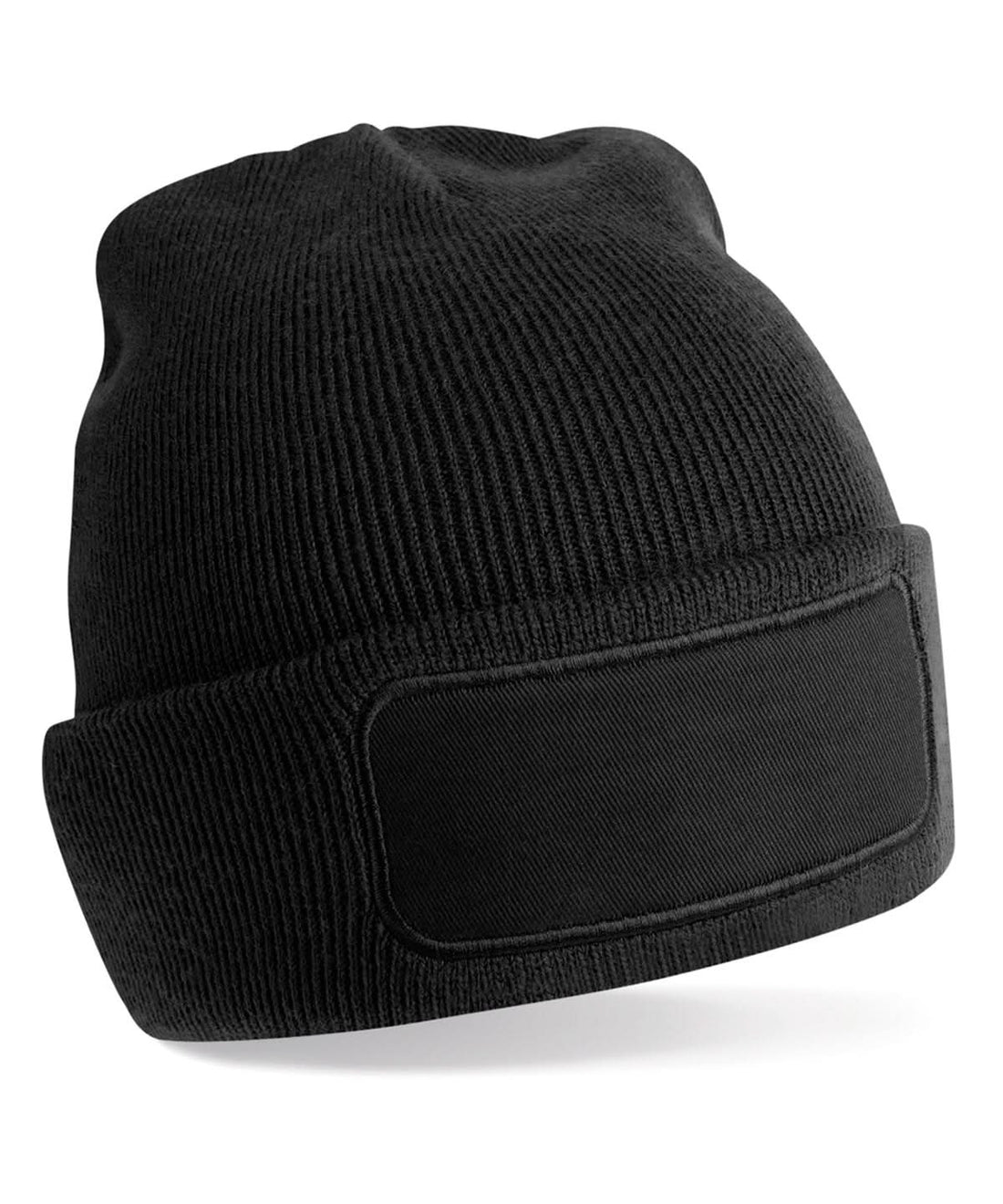 Beechfield Recycled original patch beanie B445R - Black One size - Customisable Beanies