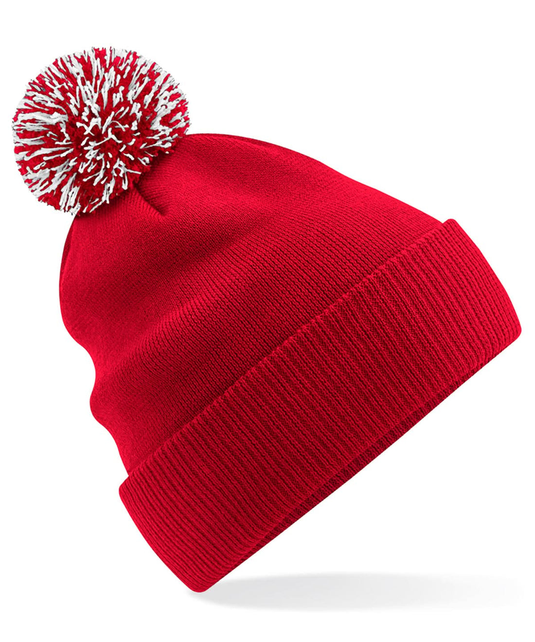 Beechfield Recycled Snowstar beanie B450R - Classic Red White One size - Customisable Beanies